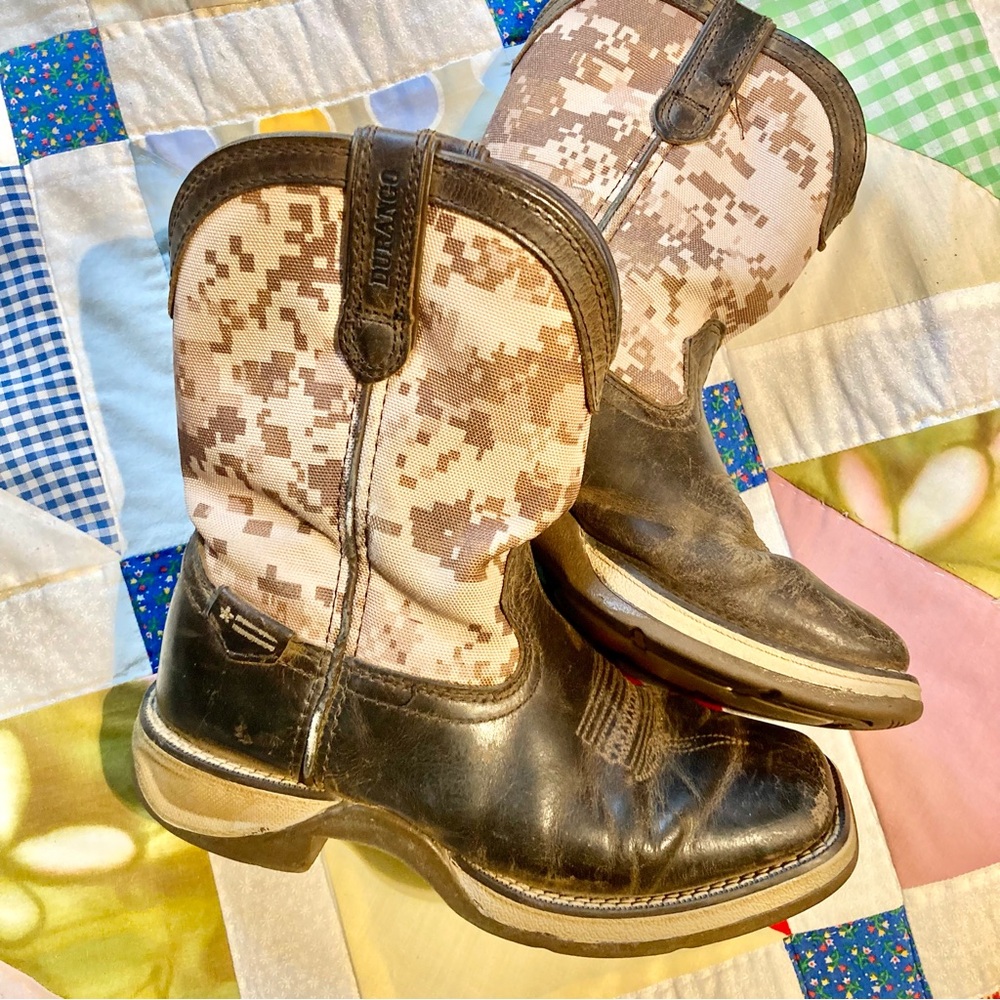 Lil' Rebel By DURANGO Big Kids Desert Camp Western Boots